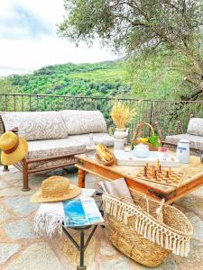 Maisons de vacances Le presbytere du Nebbiu piscine et jacuzzi : photos des chambres