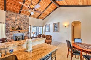 Steps to Golf Course Condo with Grill in Pinetop!