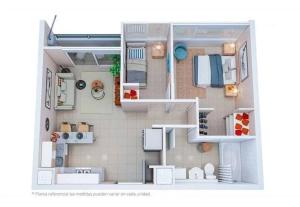 Depto dentro de condominio. Seguridad 24 horas.