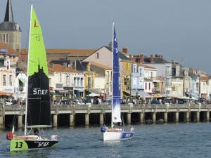 Studio rénové sur le port avec terrasse et parking privatifs, animaux acceptés - FR-1-92-778