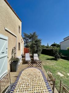 Maisons de vacances Les orangers - Villa catalane avec Jacuzzi : photos des chambres