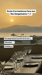 Appartements Superbe T2 climatise, proche plage - belle vue mer : photos des chambres