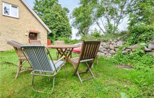 Beautiful Home In Rønde With Kitchen