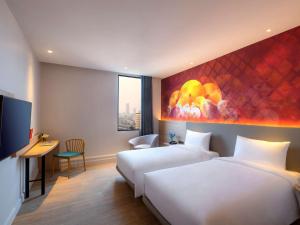 Standard Twin Room room in ibis Styles Bangkok Ratchada