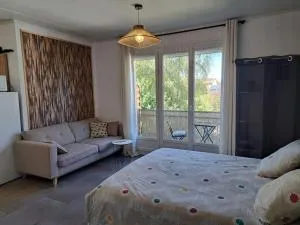 Studio dans maison avec jardin et balcon, au calme - Millery