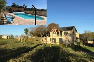 Country house with swimming pool Le Moulinas - La Fouillade