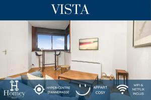 HOMEY VISTA - Hyper-centre - Wifi - Appartement cosy