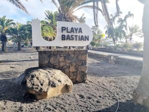 Playa Bastian first line of the sea