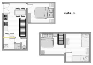 Appartements Gites Le Pressoir : photos des chambres