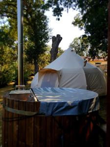 Tentes de luxe Camping d'artagnan : photos des chambres