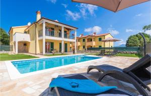 Stunning Home In Nedescina With 2 Bedrooms, Wifi And Outdoor Swimming Pool