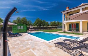 Stunning Home In Nedescina With 2 Bedrooms, Wifi And Outdoor Swimming Pool