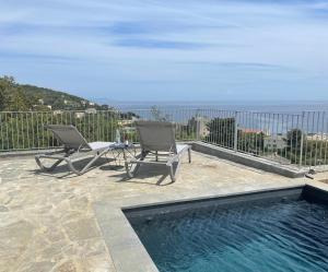 Villas Villa bellevue, neuve, 6 pax, pisc. chauffee : photos des chambres