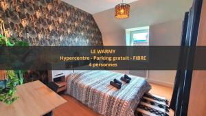 Appartements Warmy hypercenter free parking FIBRE - Douaisis Invest : Chambre Double (4 Adultes) - Non remboursable