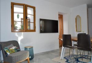 Casa típica y terraza, maison andalouse, typical house with rooftop