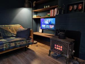 Natuurhuis Boscoso met openhaard en elektr.fietsen