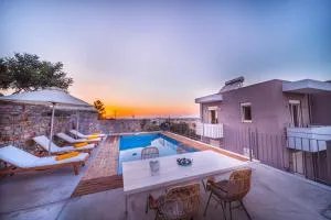 Aloni 3 bedroom Sea View Villa with private pool - Piskopianón