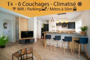 Appartements Fully equipped apartment with parking 6 beds : photos des chambres