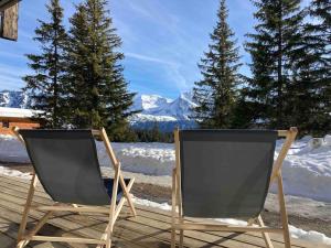 Appartements Charmant T2 proche des pistes superbe vue : photos des chambres