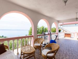 Apartment in Tribalj with Sea View and Beach