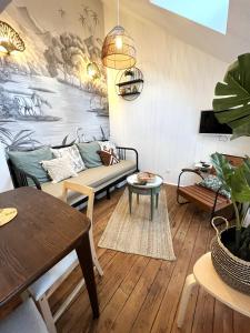 Maisons de vacances Cliquot Tiny house : photos des chambres