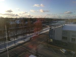 Ylimmän kerroksen luksusnäkymät ydinkeskustassa