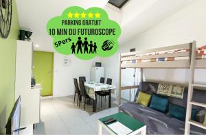 Appartement entier meublé à  Beaumont proche Futuroscope et Poitiers Technopole