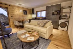 Appartements Superbe appartement dans luxueux chalet Mt Charvin : photos des chambres