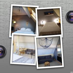 Maisons de vacances Ty Sterenn e Giulia 700m de la plage de Lodonnec : photos des chambres