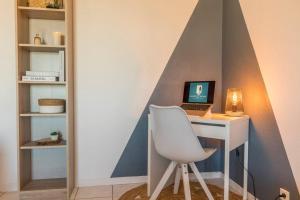 Appartements Splendid T2 Piscine en ete avec terrasse, Airbus et Aeroport : photos des chambres