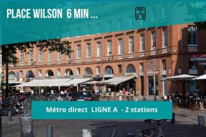Appartements Le Jolimont - Toulousecozyflat Centre - Terrasse - Parking - Metro : photos des chambres