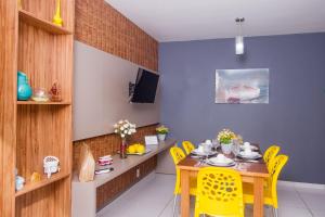 Apartamento Frente Piscina Térreo no Palm Village em Porto de Galinhas - Eco11