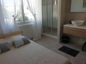 Appartements Studio neuf atypique centre ville Palavas vue mer : photos des chambres