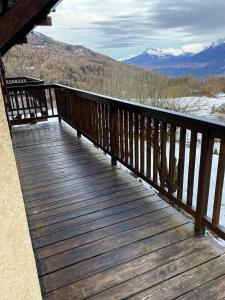 Appartement de 2 chambres avec balcon amenage a Les Orres a 2 km des pistes