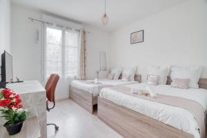 Appartements Cozy - Free Parking - 15mn from Paris Montparnasse : photos des chambres