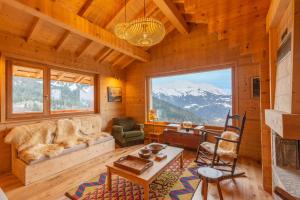 Charming family chalet with views of the Aravis