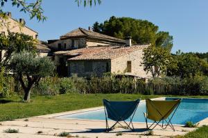 Maisons de vacances Maison au pied des collines du Luberon a Lourmarin hameau des Lointes Bastides : photos des chambres