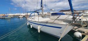 Magnifico barco en La Graciosa