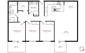 Three bedroom apartment in Sebel complex- on site restaurant, room service, gym and parking