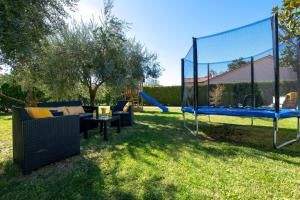 VILLA LIVIA with three nice apartments, swimming pool, childrens playground, barbecue and free parking