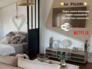 Le Pilori - Centre Historique, en face du musée du Pilori, à 2mn à pied de l hyper centre et proche toutes commodités, WIFI-Netflix