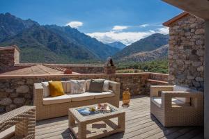 Maisons de vacances Maison en pierre proche des Gorges de l'Asco entre mer montagne et piscine : photos des chambres