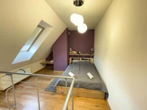 Apartament fioletowy w Polanicy