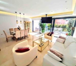 Marbella luxury house with private rooftop Jacuzzi on the Golden Mile