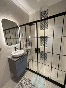 Center of city in Beşiktaş 2 plus 1 with 2 Bathroom and 3 Air Conditioner