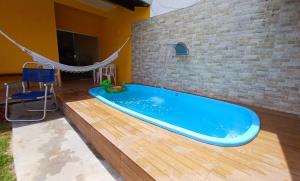 Casa Amarela na Praia de Guaibim-Taquari