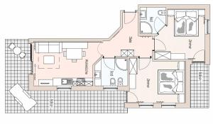 Appartamento con 2 Camere da Letto
