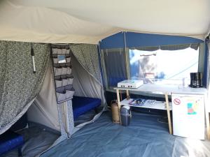 Campings Hebergements sur camping au bord de la mer : photos des chambres
