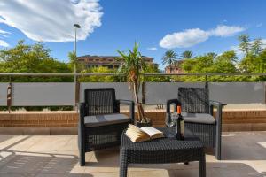 Nuevo, gran terraza con jacuzzi privado y piscina