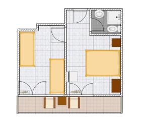 Quadruple Room with Balcony